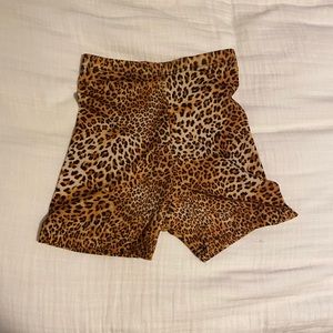 Cheetah Spandex Shorts